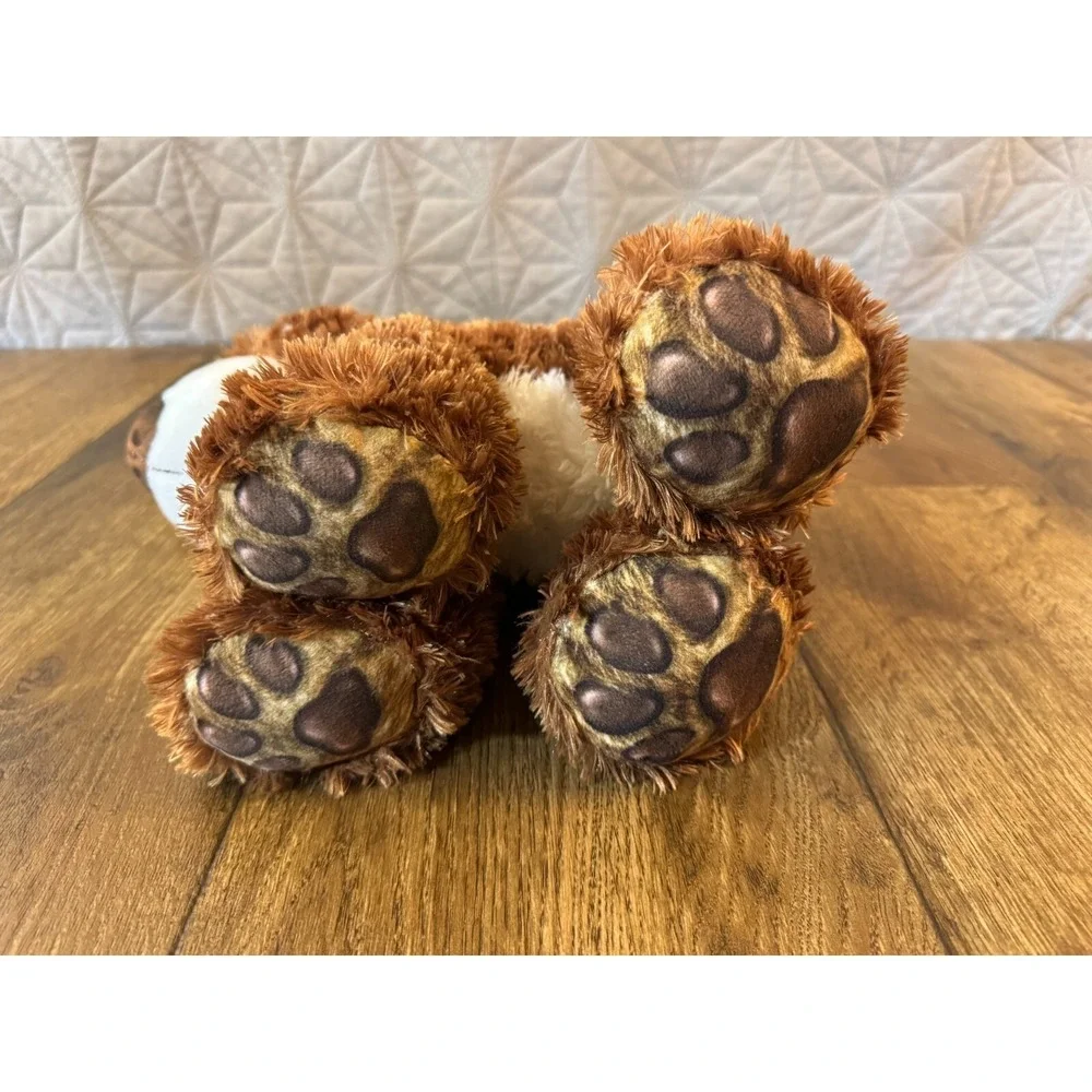 Aurora Olaf Saint‎ Bernard Dog Puppy Plush Stuffed Animal Realistic Brown 9 Inch