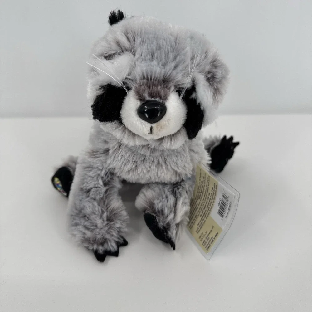 Ganz Webkinz Raccoon HM143 Plush Stuffed Animal‎ with Sealed Unused Code