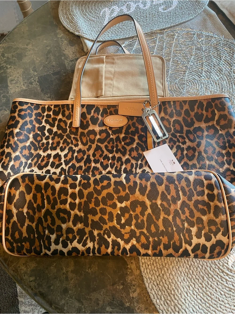 Coach detail print