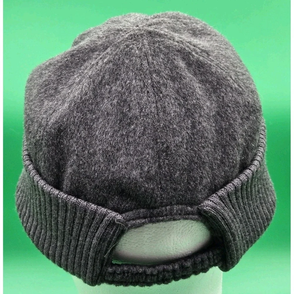 Paul & Shark Yachting Hat Size XL 89% Pure Virgin Wool 11% Alpaca Gray Italy Cap