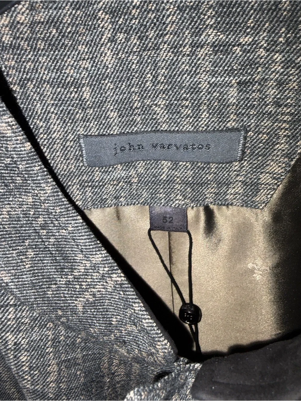 John Varvatos structured mandarin