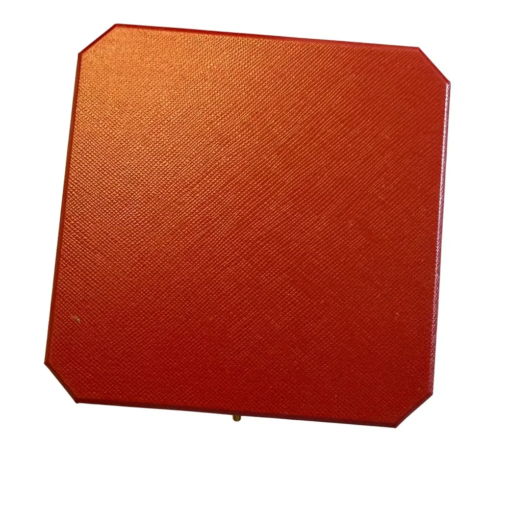 Cartier Red Jewelry Box Set‎ Outer Box Velvet Interior Case Classic Gift Luxury