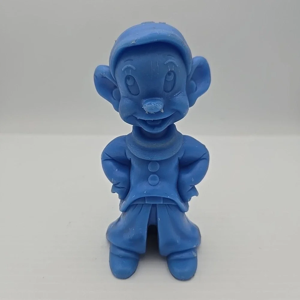 Vintage Marx Disney Productions Blue Plastic Dopey 