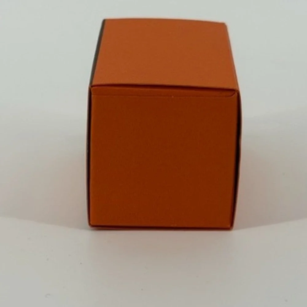 Hermes Paris Small Orange Jewelry Gift Box‎ Sliding Drawer 2.5x1.5x1.5 Inch