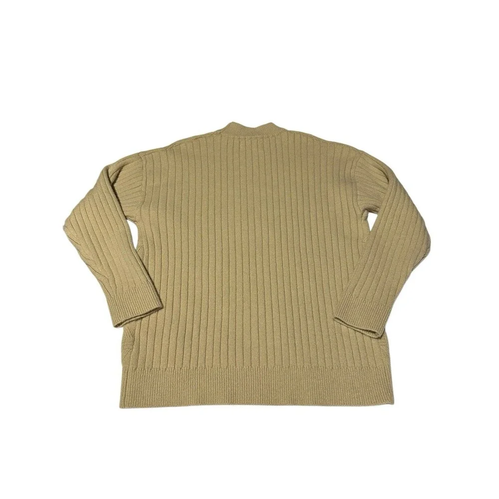 Aelfric Eden Men's‎ Medium Chunky Cable Knit Mock Neck Pullover Sweater #M2-5