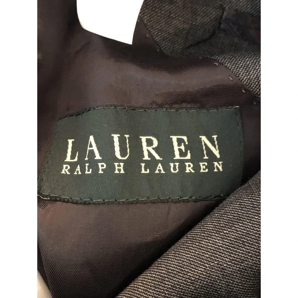 Ralph Lauren Blazer Mens 48R Gray 100% Wool Suit Coat Jacket Career Classic