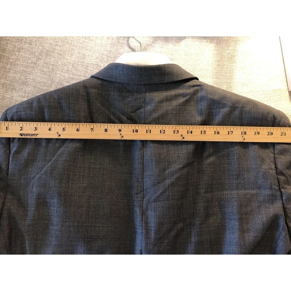 Ralph Lauren Blazer Mens 48R Gray 100% Wool Suit Coat Jacket Career Classic