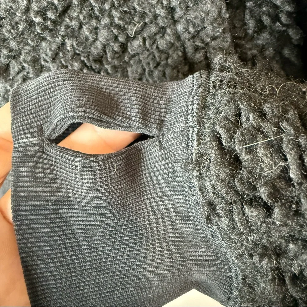 Lululemon black sherpa scuba size‎ M/L