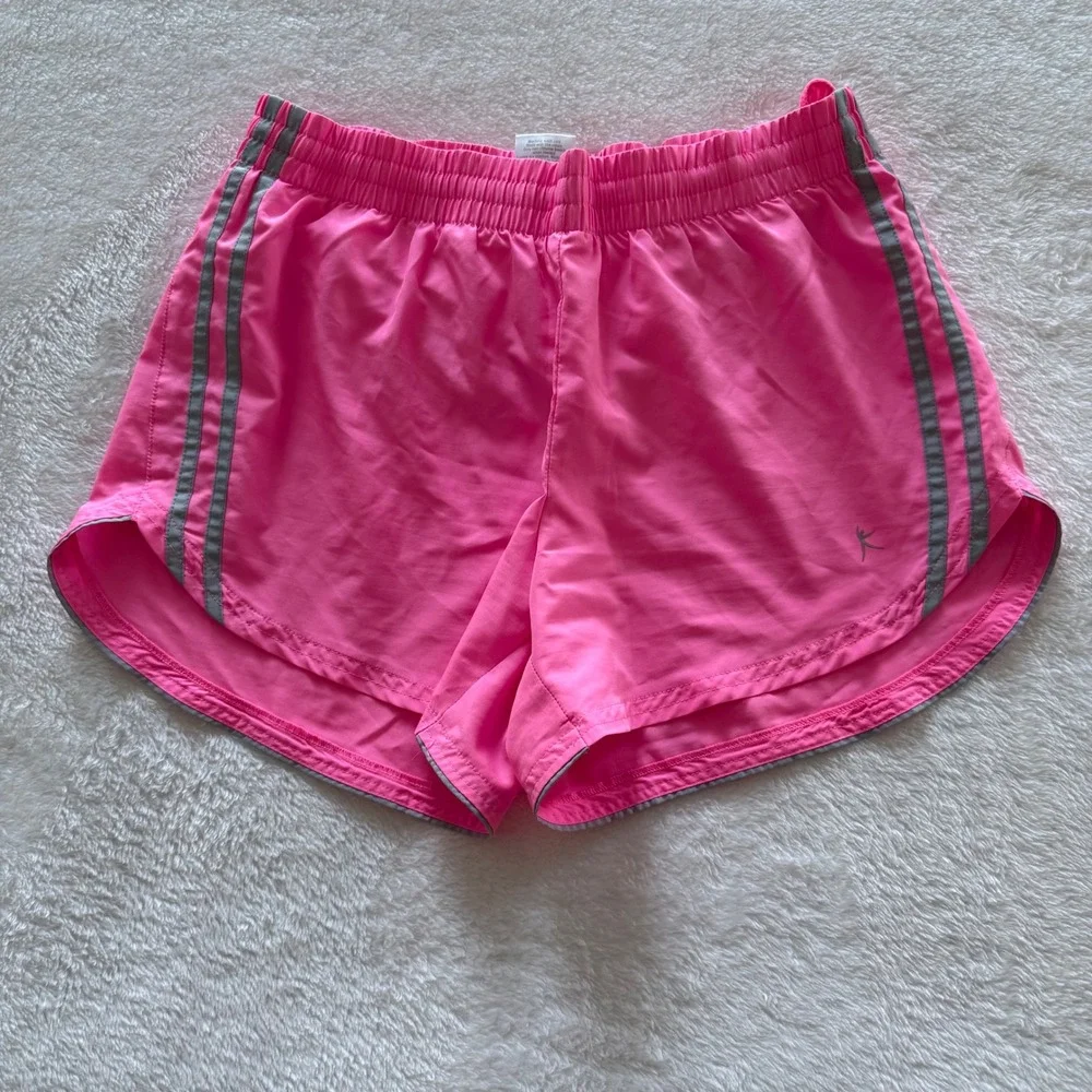 Danskin Now Athletic‎ Shorts Women Pink Running Gym Workout Size S (4-6)