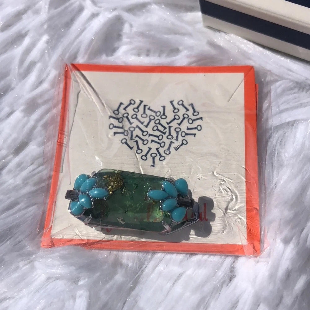 🩶5/$30 KEEP Collective Jewelry Blue Green Aqua Reef Retired Bracelet Charm NEW