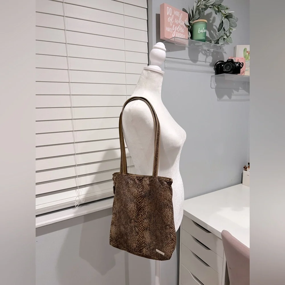 Nine West Vintage Y2K‎ Animal Print Tote with Small Wallet