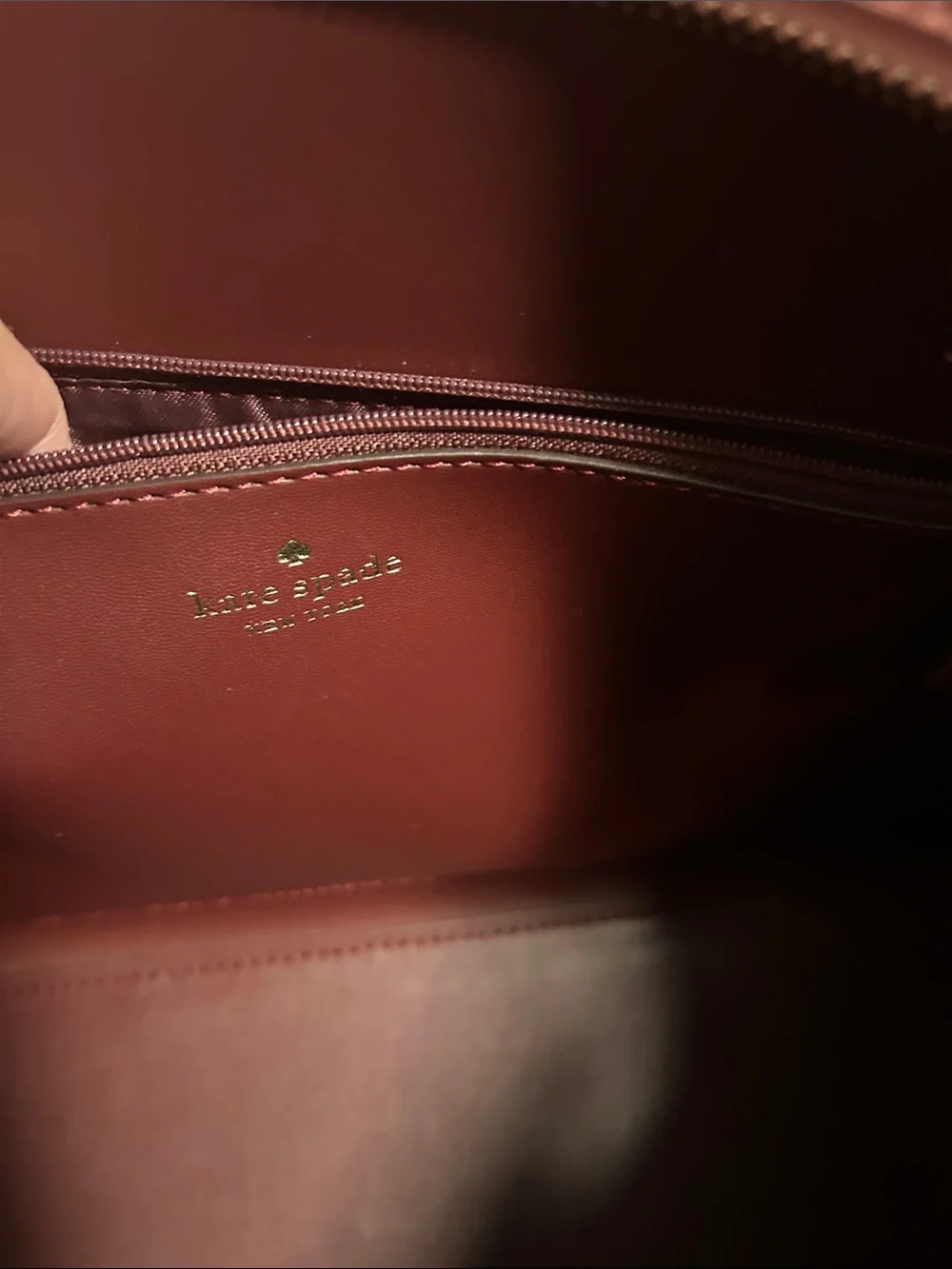 kate spade structured leather