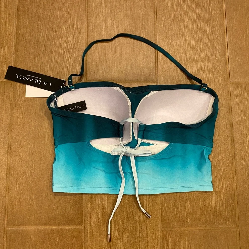 La Blanca Ocean Oasis Bandeau Midkini Bikini Top