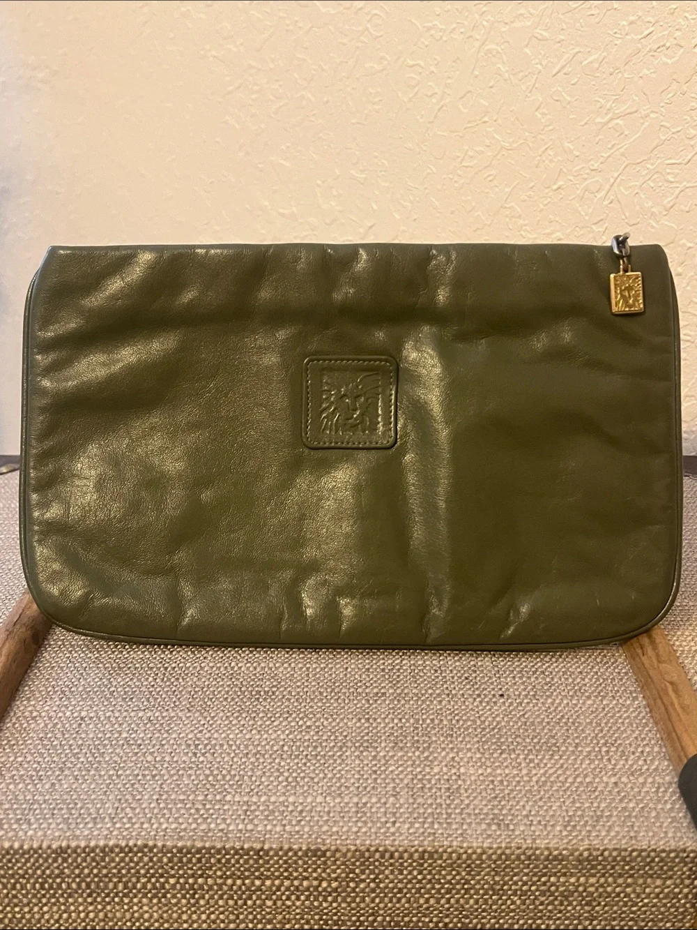 Anne Klein structured olive