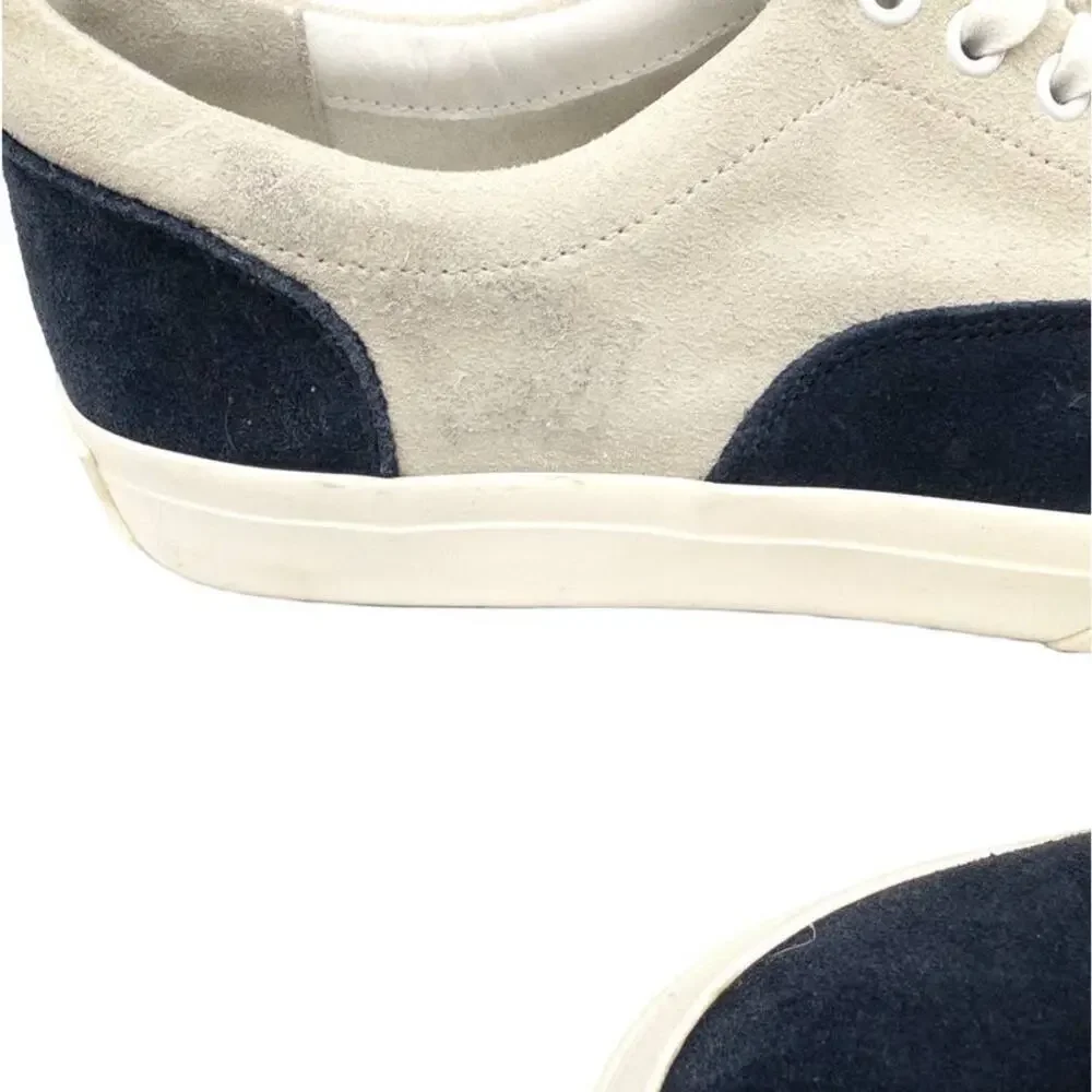 Greats Brooklyn Suede Lace Up Sneakers Navy Blue Men's size  8.5