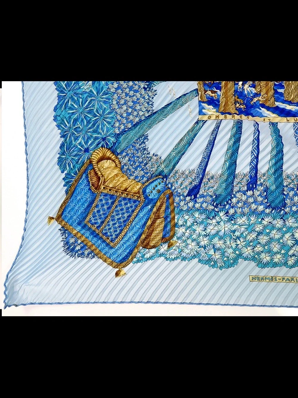 Hermes luxurious pleated