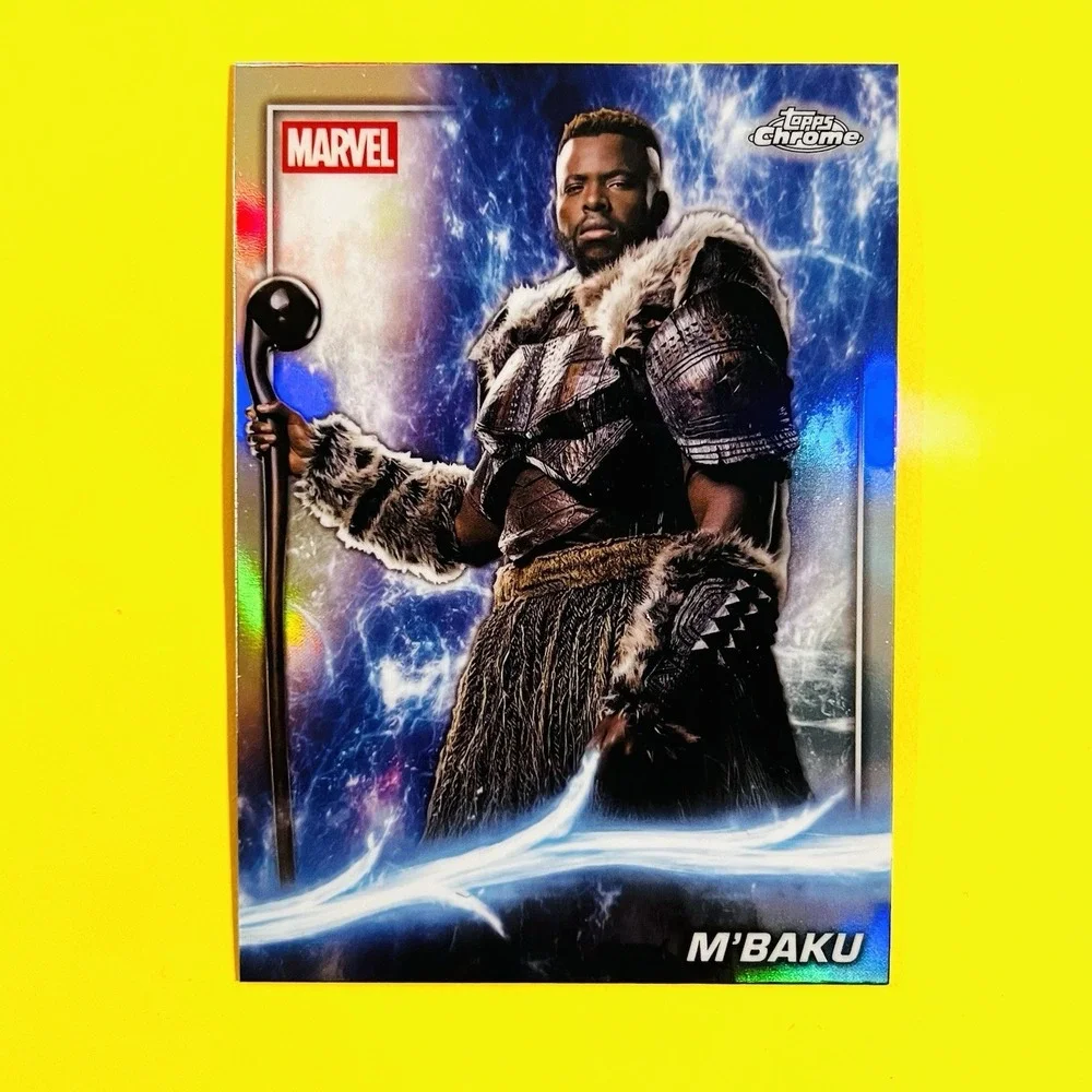 2025 Topps Chrome Marvel Studios M'Baku #83 Refractor Phase Three‎ Black Panther