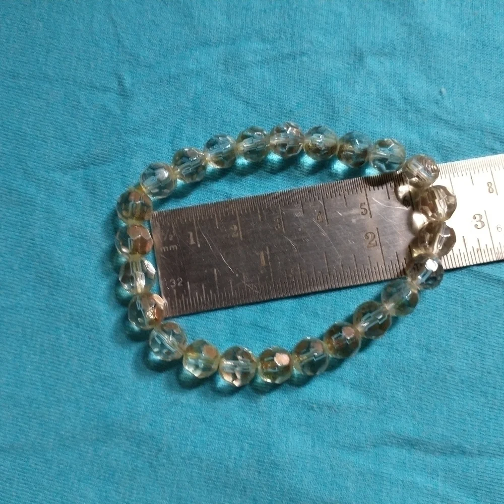 Vintage stretch beaded