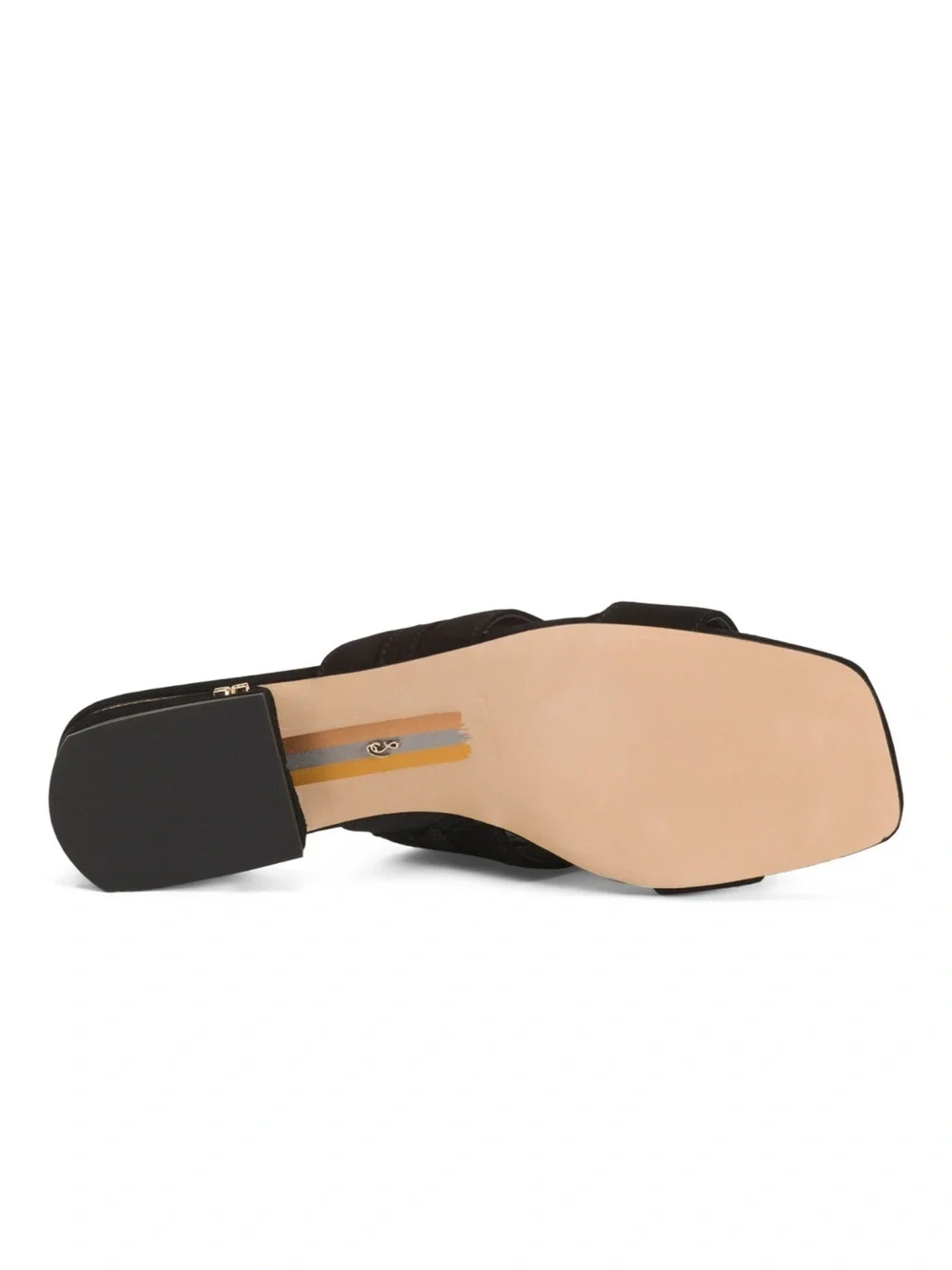 Sam Edelman Black Suede Darby Slides NWT