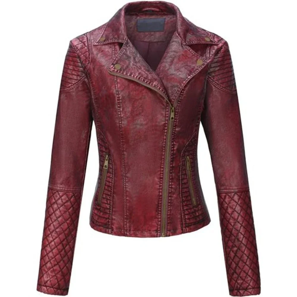 N/A red faux