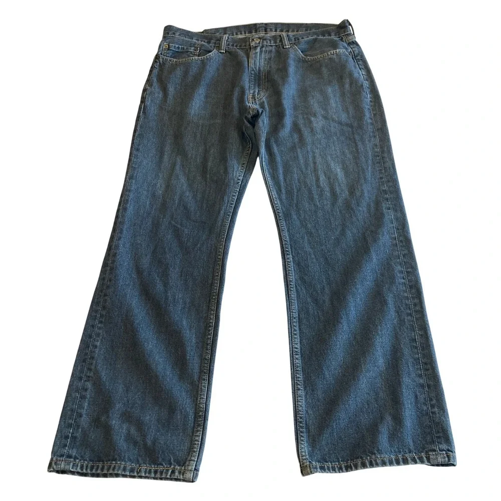 Levis 559 Jeans Mens 38x32 (Fit 36x30) Relaxed Straight Denim Med Wash Egypt
