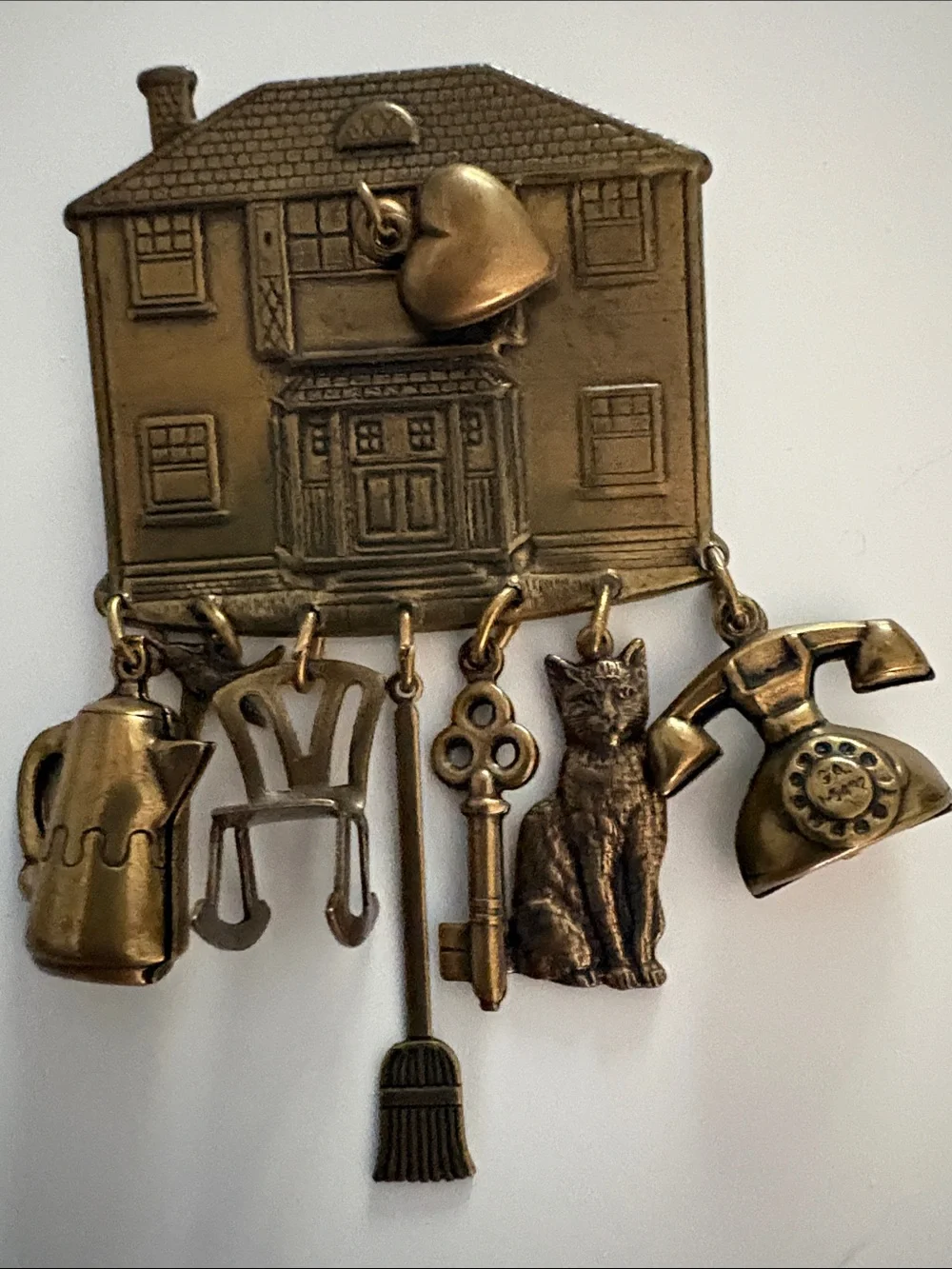 Jan Michaels brass tone