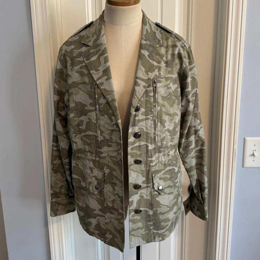 ATM Medium Camo Field Jacket Utility Military Camouflage ~Anthony Thomas Melinno