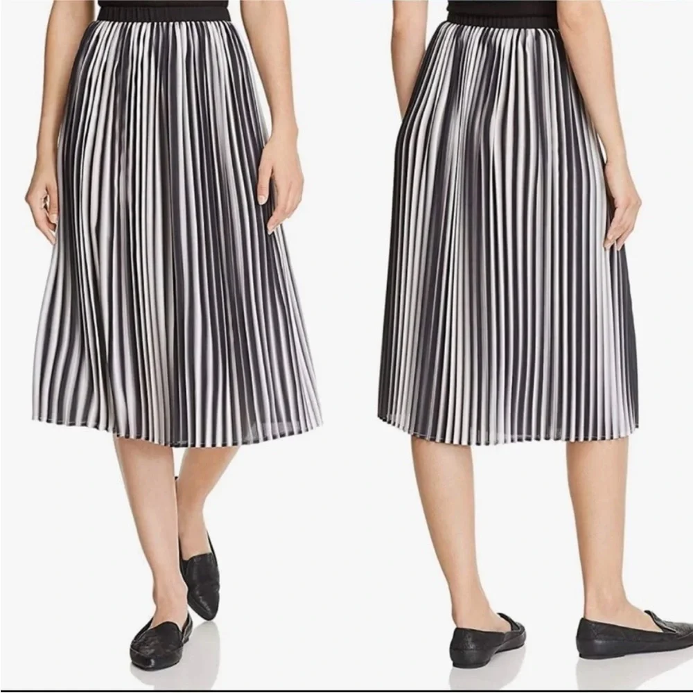 NWT Eileen Fisher Pleated Ombre Skirt Small NWT
