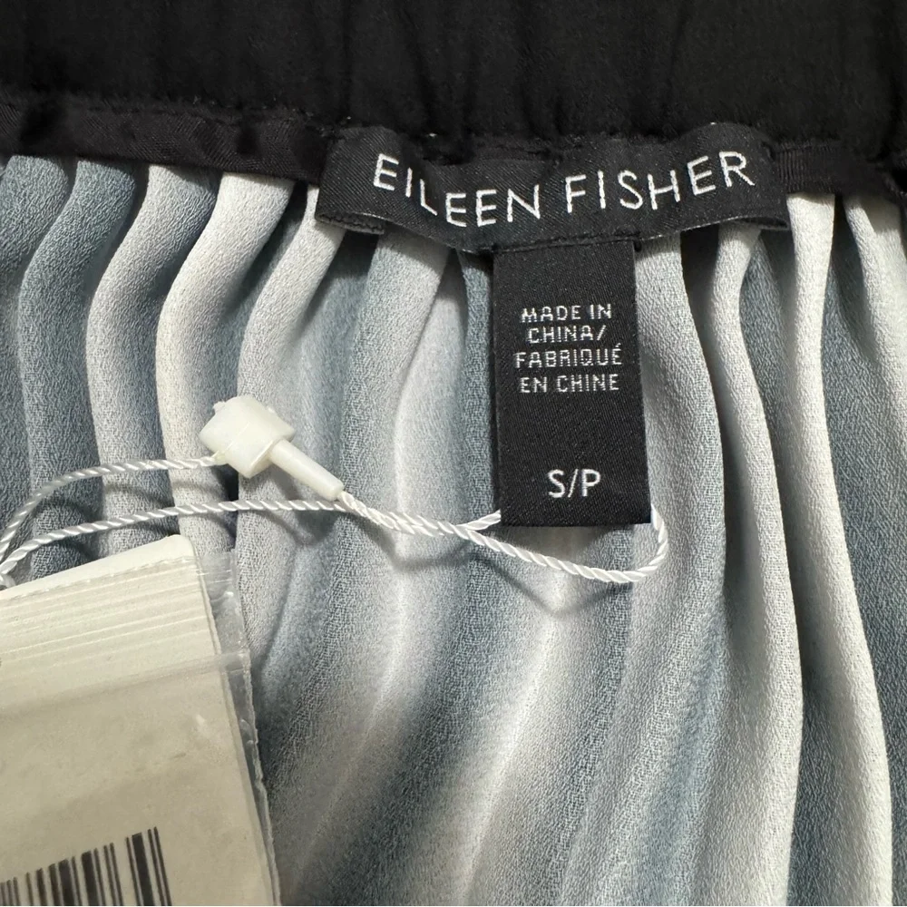 NWT Eileen Fisher Pleated Ombre Skirt Small NWT