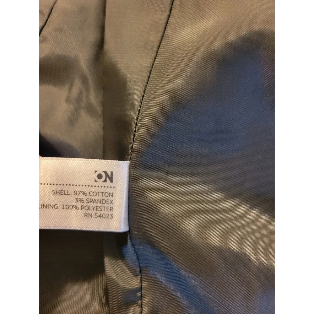 Old Navy Gray One-Button Single Breasted Career Formal Blazer Women's Size Large