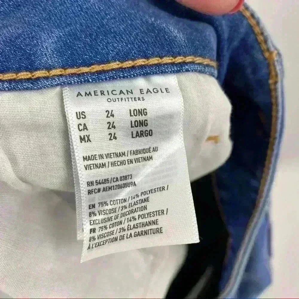 AE Ne(x)t Level Artist Crop Jean‎ Size 24 Long NWT