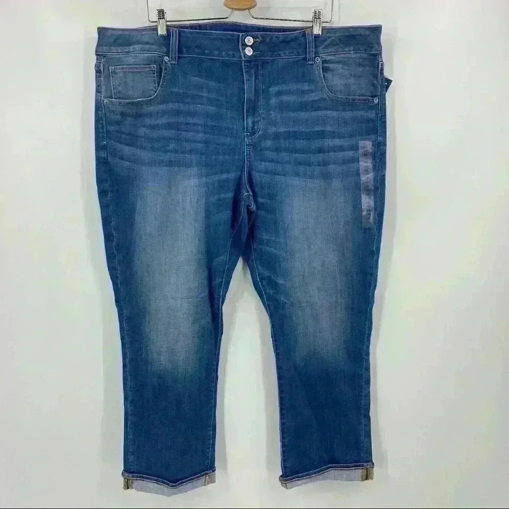 AE Ne(x)t Level Artist Crop Jean‎ Size 24 Long NWT