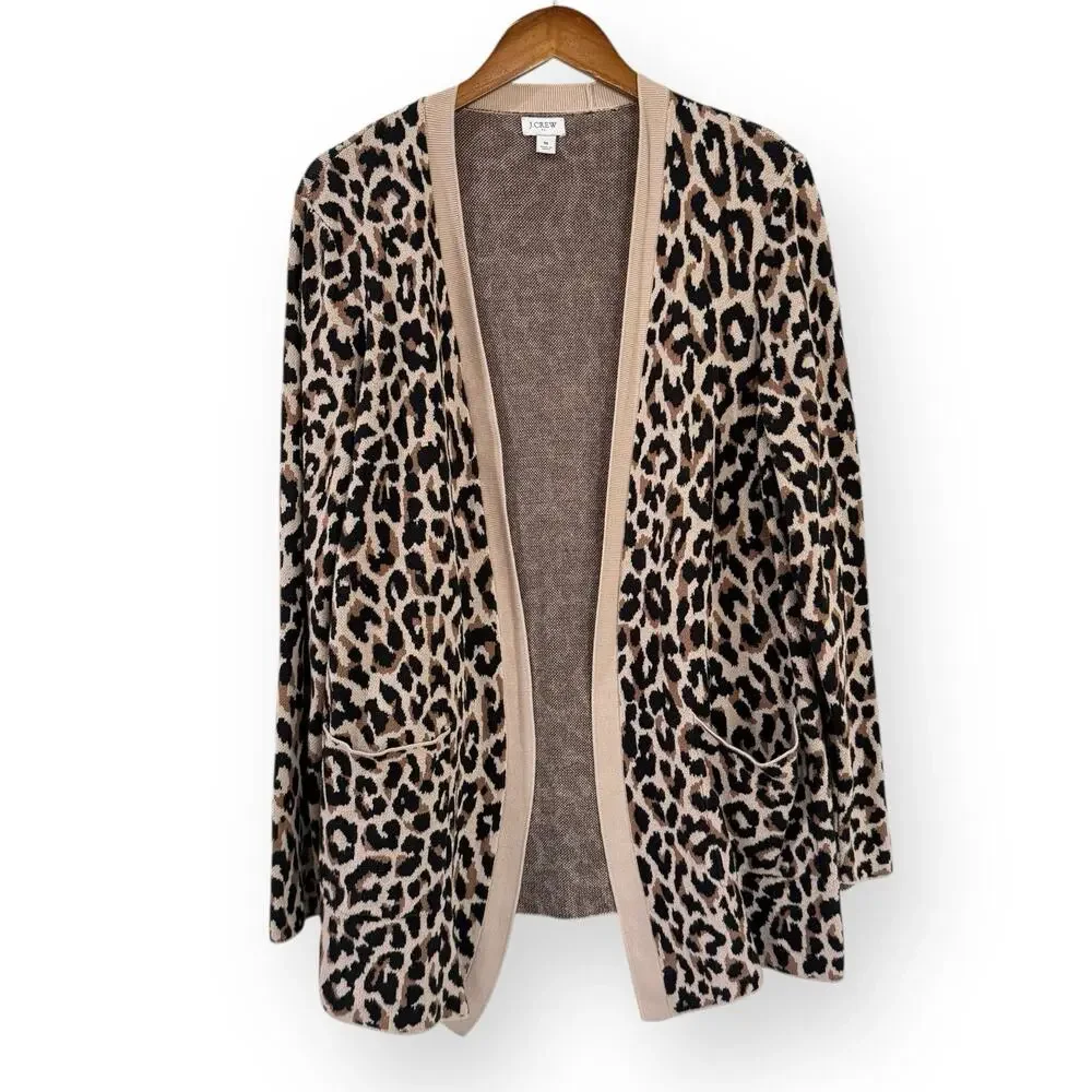 J. Crew crew leopard