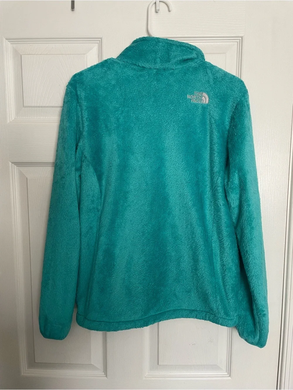 The North Face soft teal