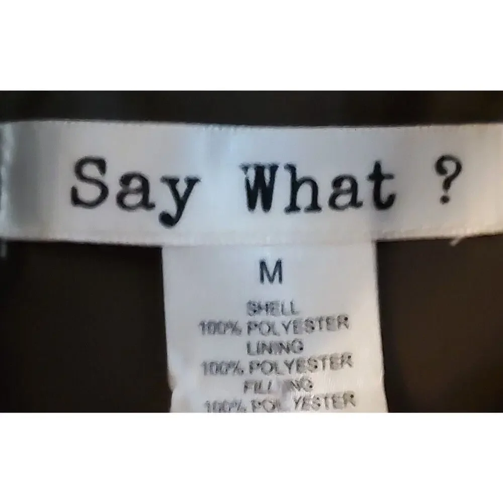 Say What? say what