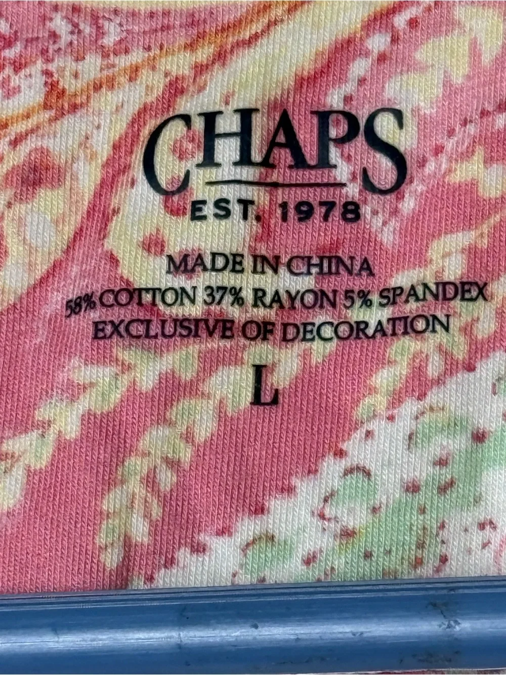 Chaps floral piece