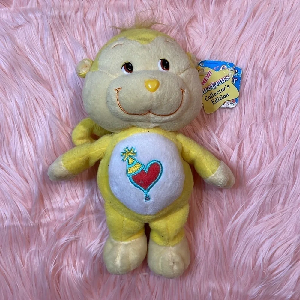 Care Bears Playful‎ Heart Monkey Yellow Stuffed Animal Collectables