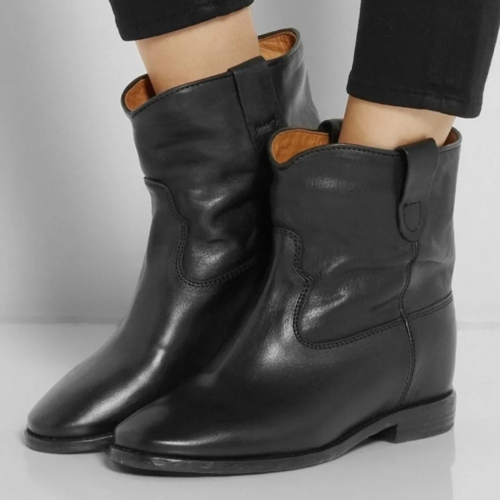 Isabel Marant Crisi Concealed-Wedge Ankle Boots