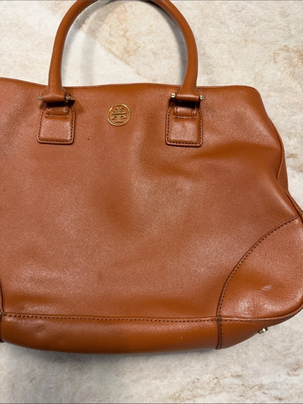 Tory Burch structured leather