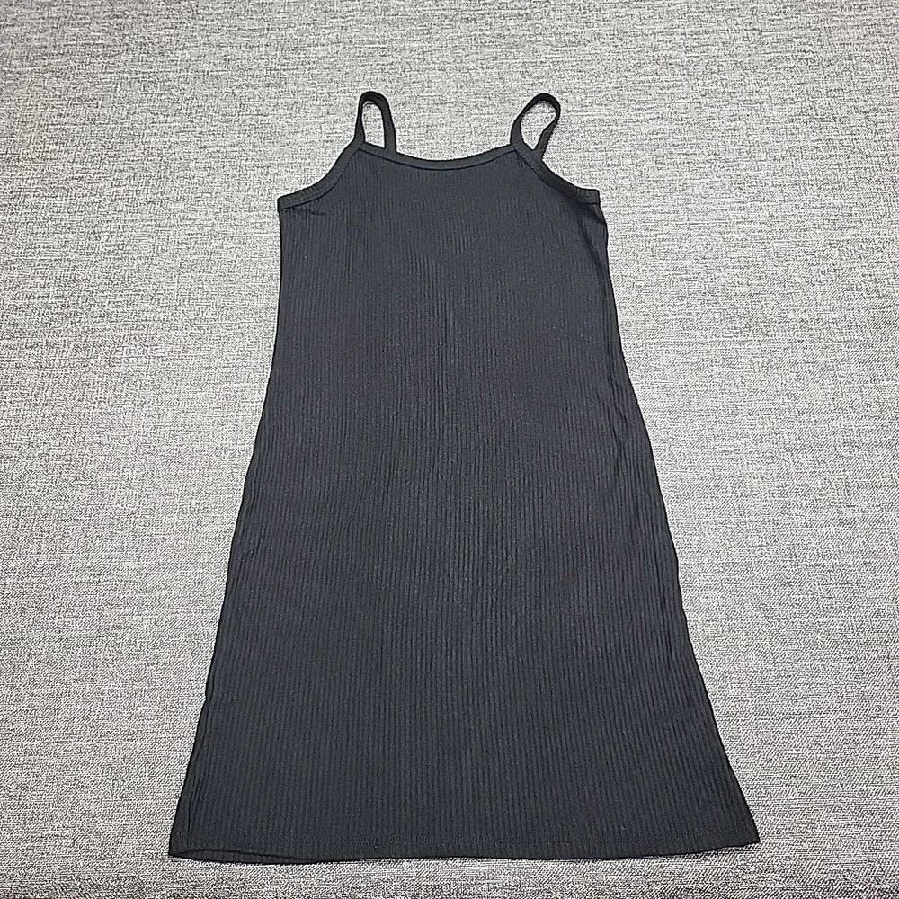 Kids Girls Long Sleeves Buttons Front Cardigan Dress Set Large Size 10/12 Black