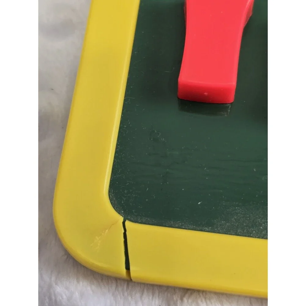 Vintage Fisher-Price Magnetic Alphabet Letters Numbers Set Hong Kong School Tray