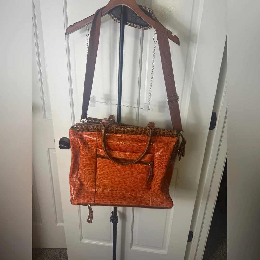 Samantha Brown stylish orange