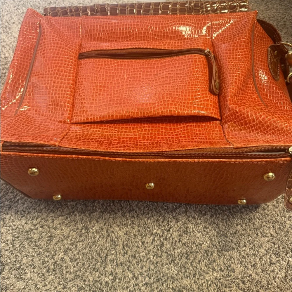 Samantha Brown stylish orange