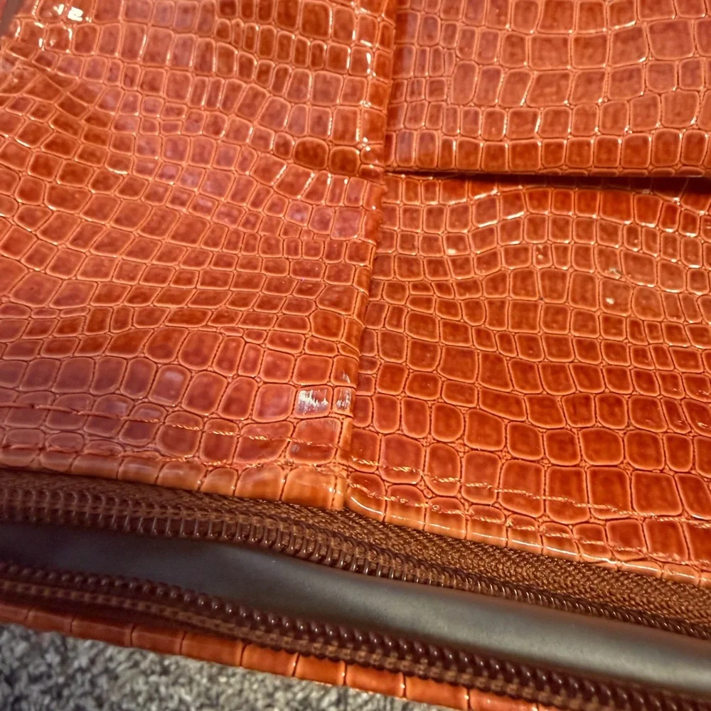 Samantha Brown stylish orange