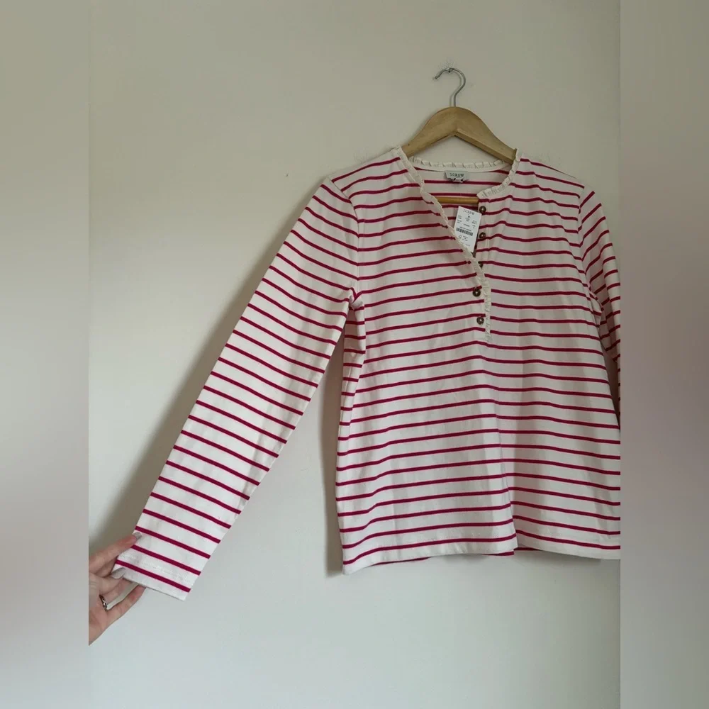J. Crew ruffle cutest tagged