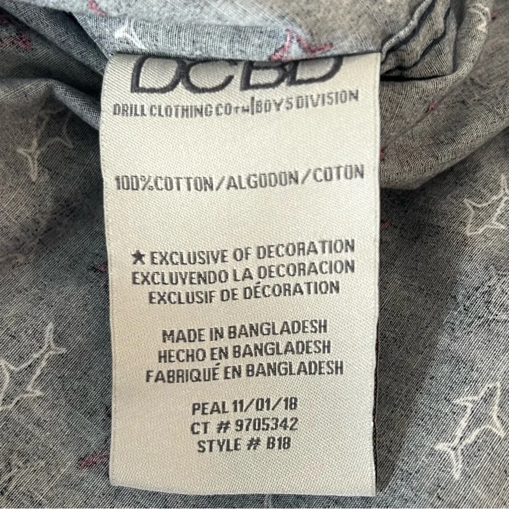 DCBD drill clothing