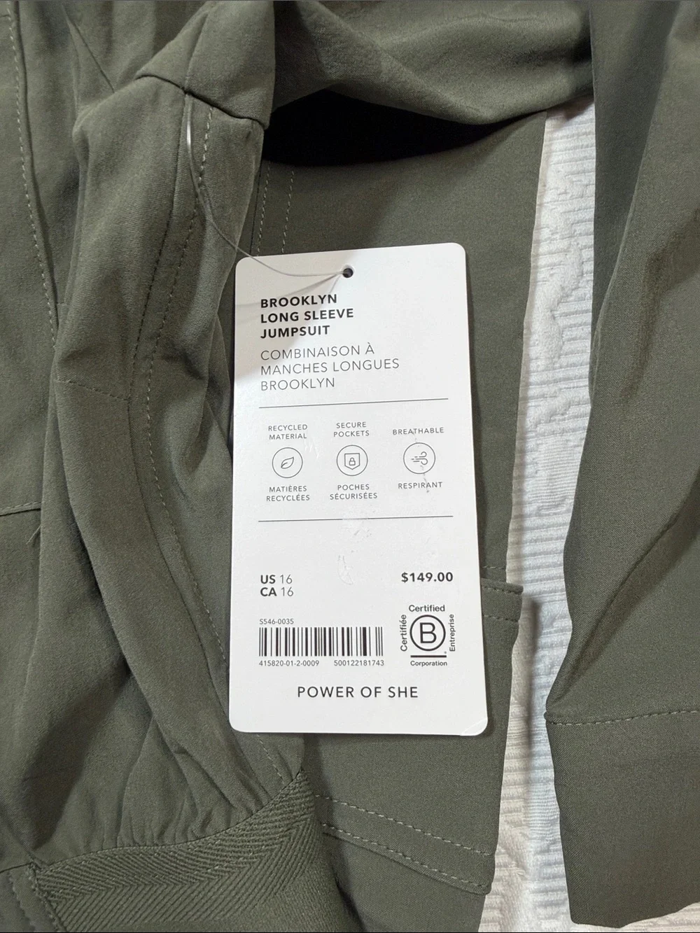 Athleta activewear jumpsuit