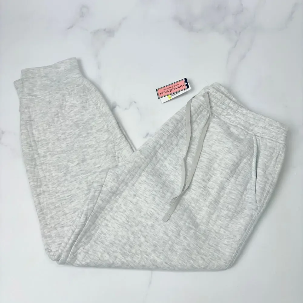 Vineyard Vines Cable Knit Women’s Cozy Chic Minimalist Joggers – NWT –Medium 🤍