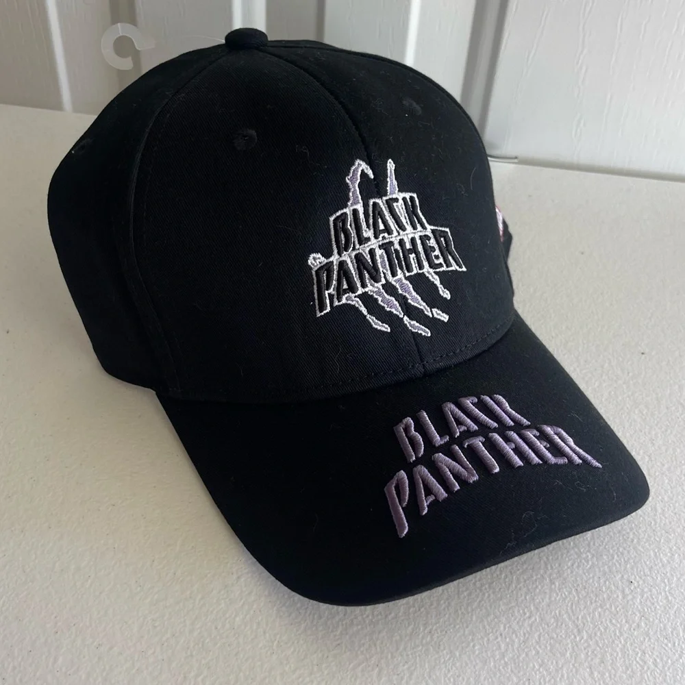 Marvel nwt black panther cotton ball cap