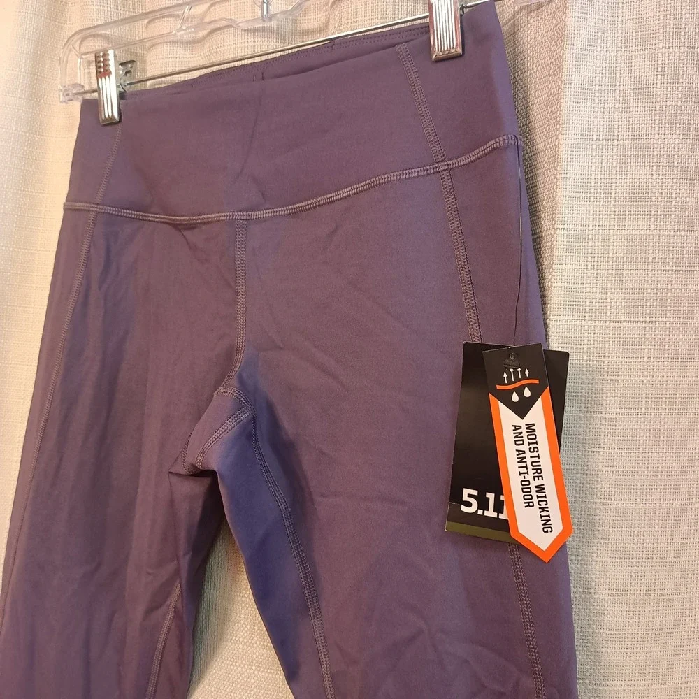 NWT Women's‎ 5.11 Purple Tactical Pants/Leggings Size XS